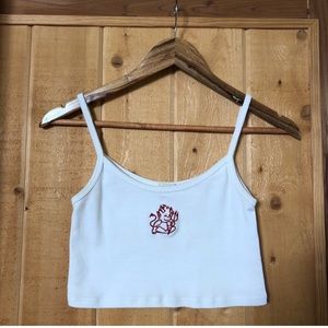Brandy Devil Cropped tank